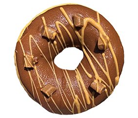 Choco Caramel — donut Hungry Donuts 