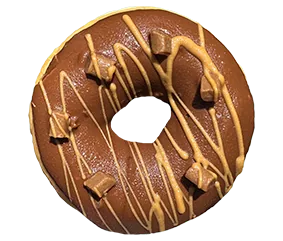 Choco Caramel — donut Hungry Donuts 